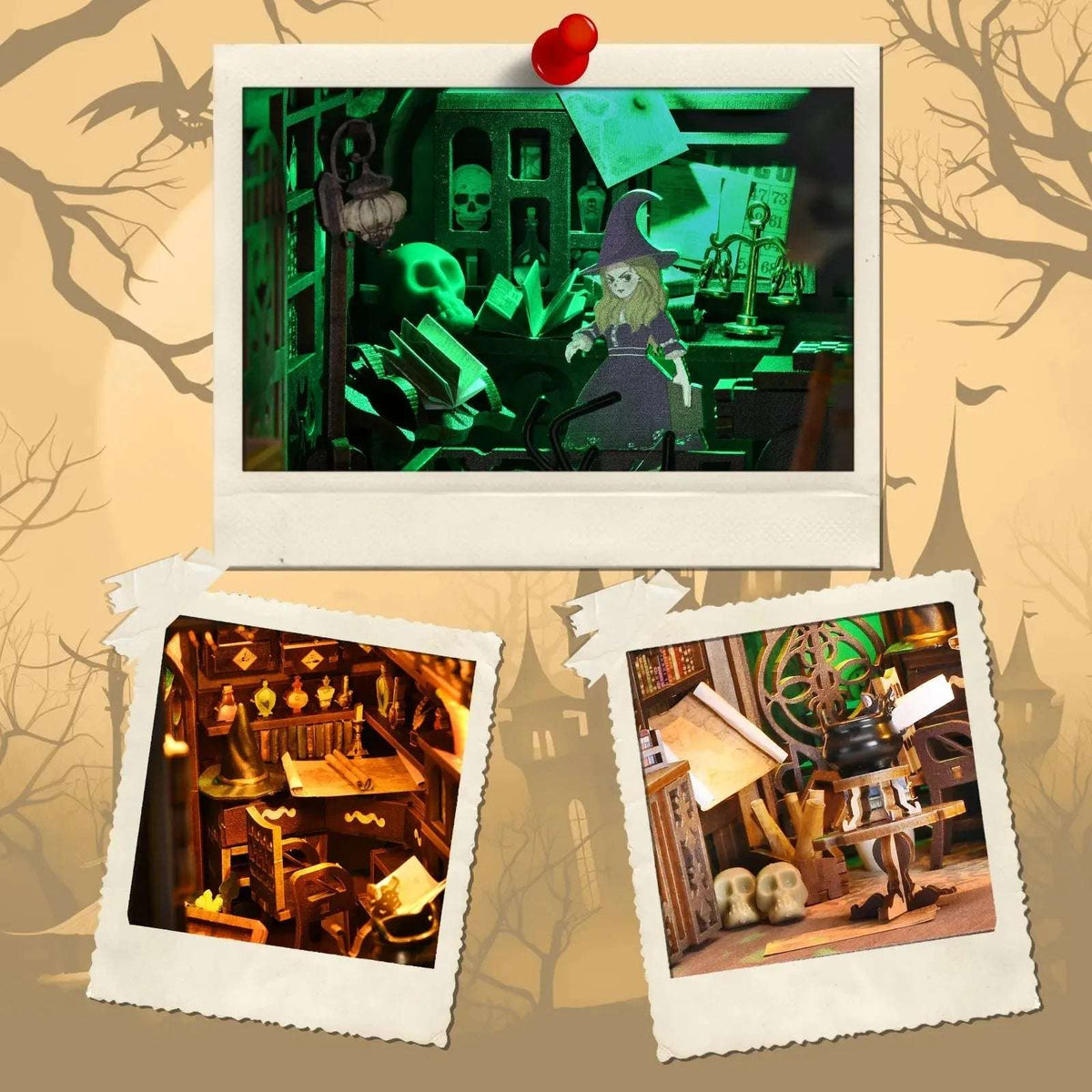 The Monster's House | DIY Book Nook Kit - ROCOXIA