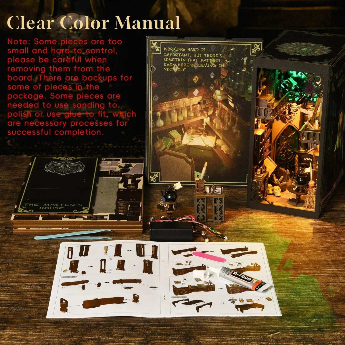 The Monster's House | DIY Book Nook Kit - ROCOXIA