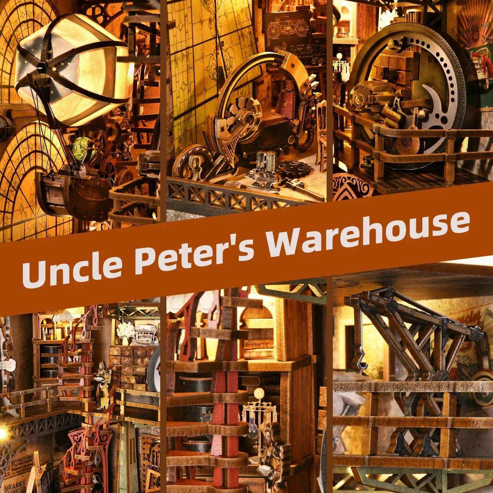 Rocoxia Uncle Peter’s Warehouse DIY Book Nook Kit - Rocoxia