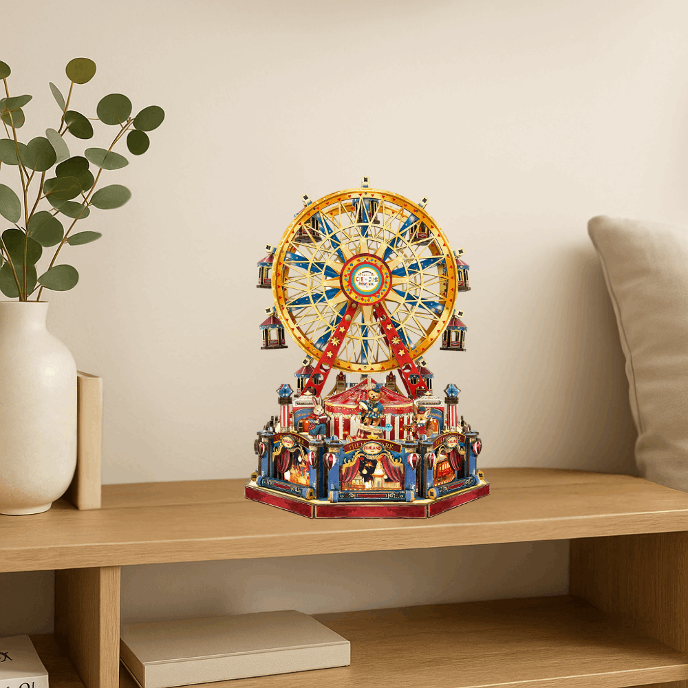 Century Ferris Wheel 3D Wooden Mechanical Puzzles - ROCOXIA