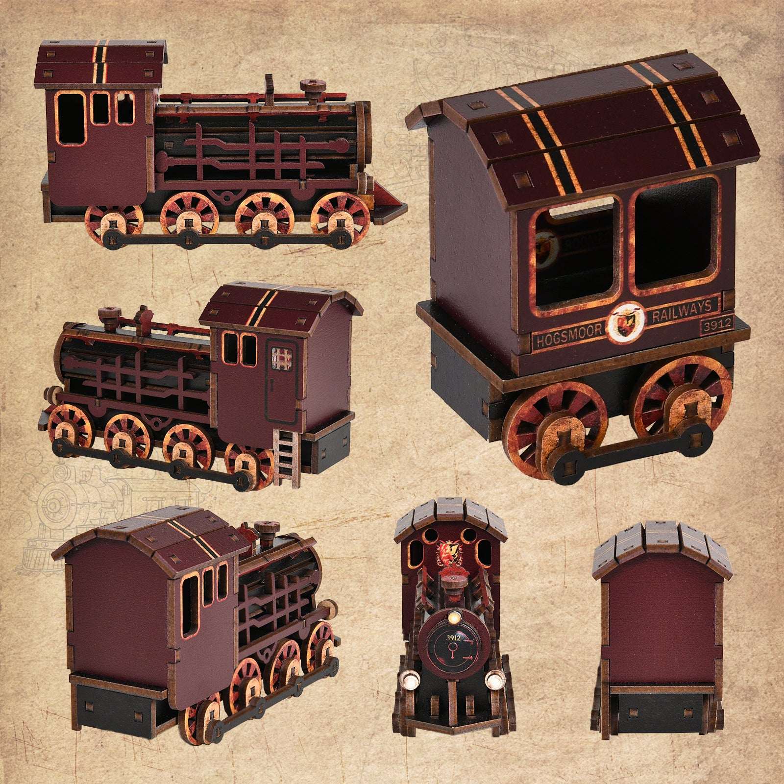 Hogsmoor Station DIY Book Nook Kit - ROCOXIA