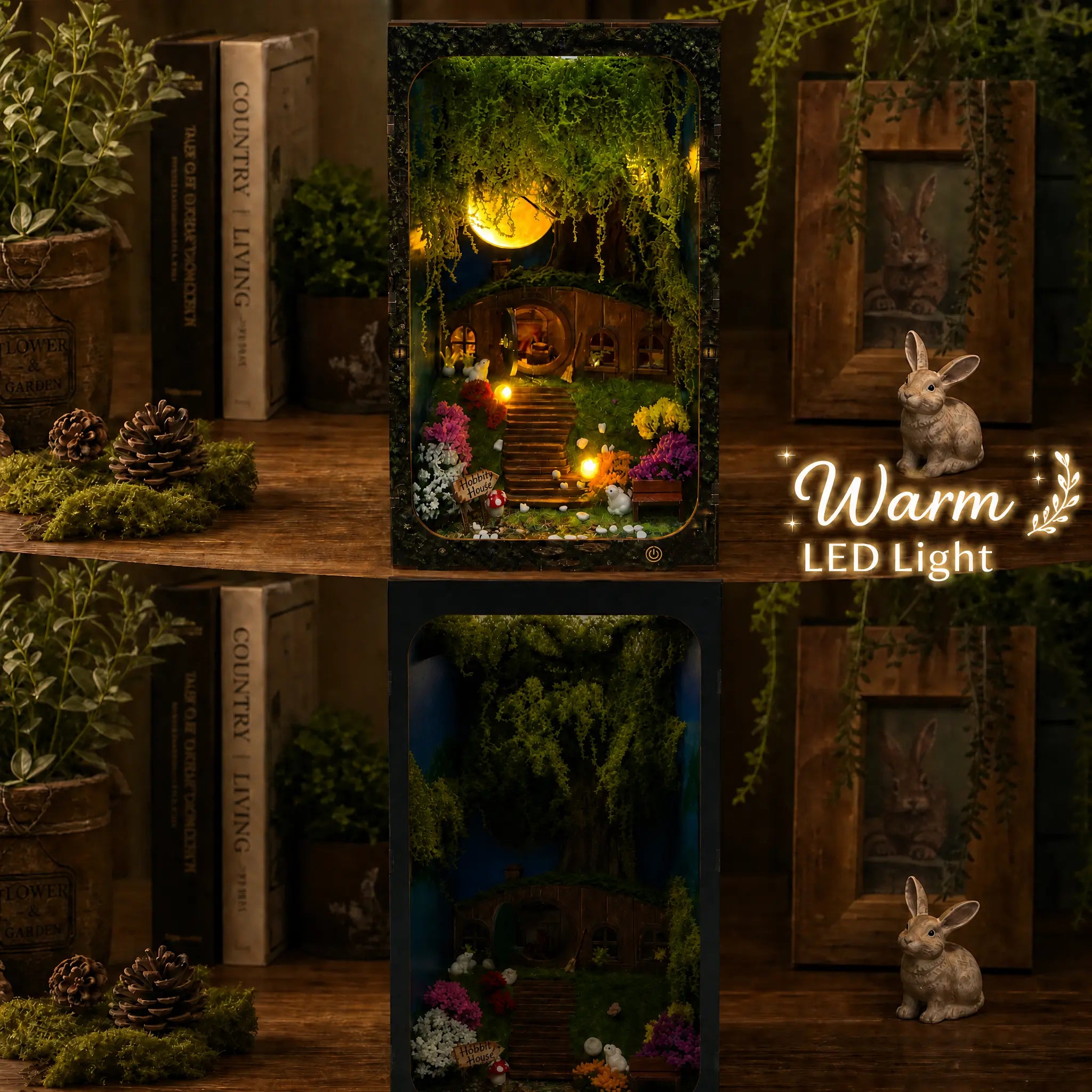 Hobbins Hovel Fantasy Cottage DIY Book Nook Kit