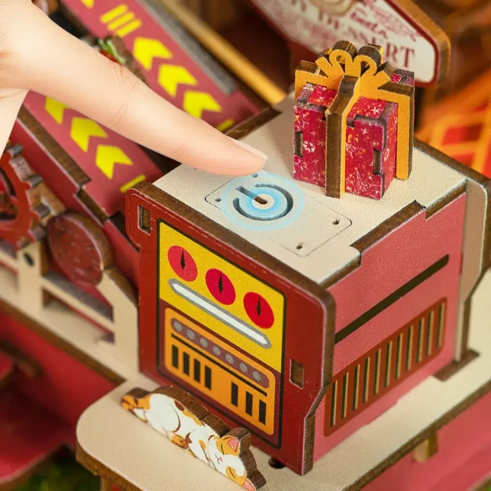 Hidden Touch-Controlled Lighting — Dessert Atelier DIY Mini House Kit l DIY Miniature Kit