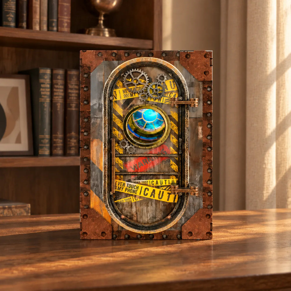 Mysterious Mechanical Portal — 10,000 Leagues in the Deep Sea DIY Book Nook Kit