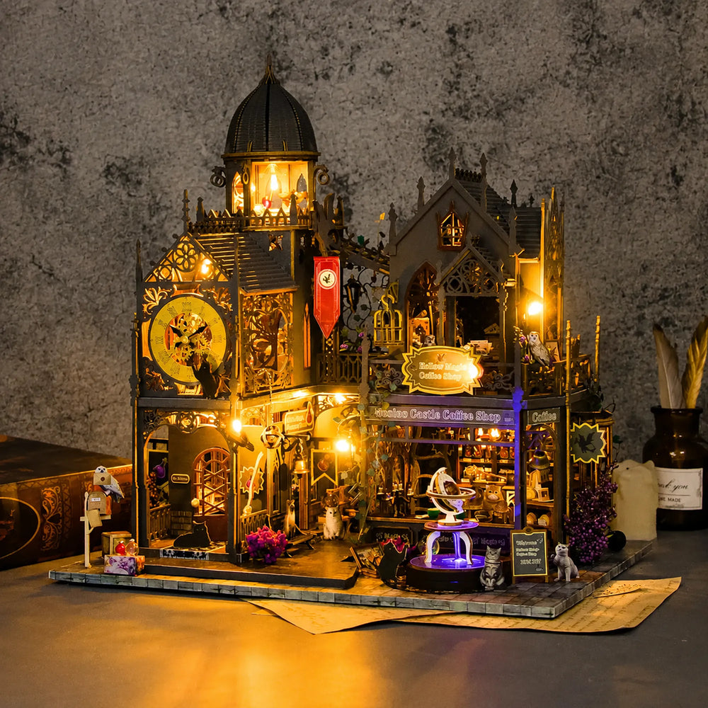 Multi-Level Magical Retreat — Hollow Magic Coffee Shop DIY Miniature Kit