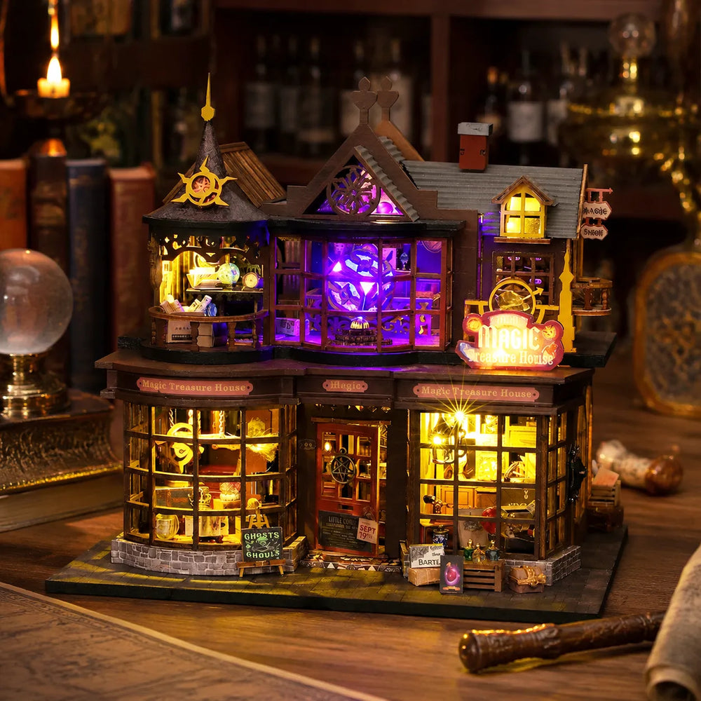 A Magical Treasure House — Magic Treasure House DIY Miniature Dollhouse Kit