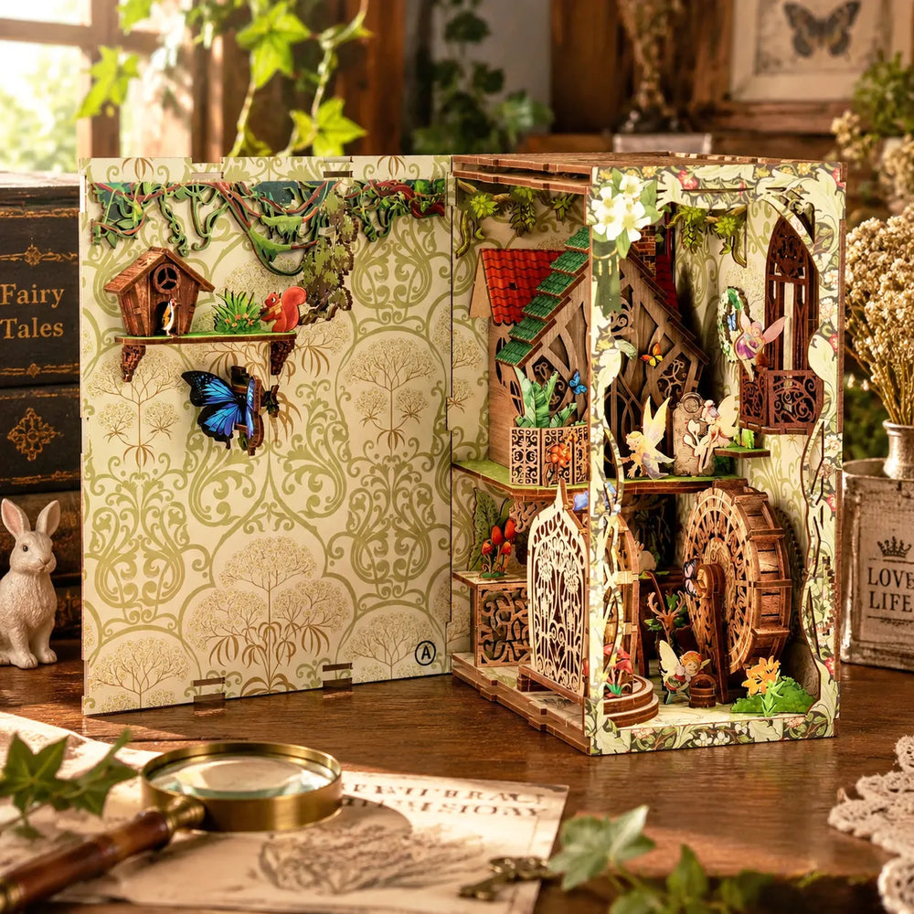 A Magical Fairy Cottage — Secret World of the Forest DIY Book Nook Kit