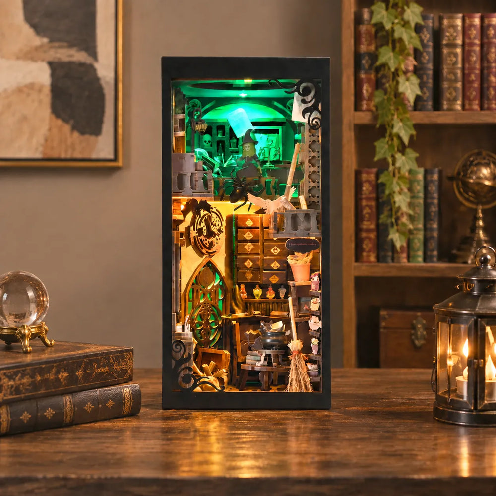 Mysterious Witch’s Lair — The Monster's House | DIY Book Nook Kit