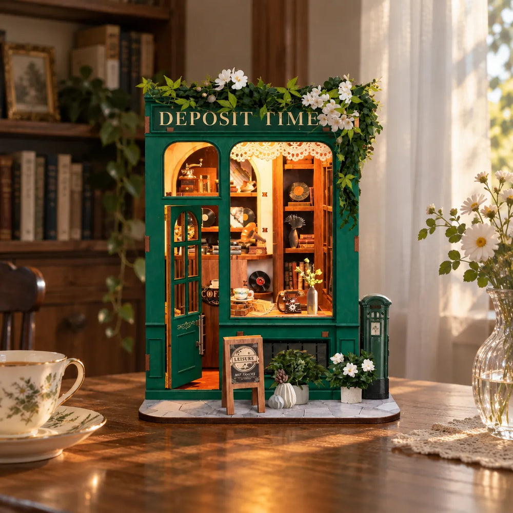 A Cozy Vintage Book & Coffee Retreat — Moments In Time DIY Book Nook Kit