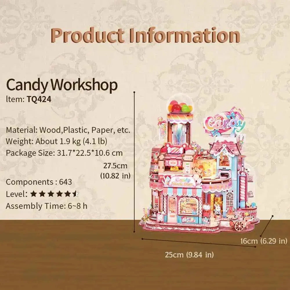 Candy Workshop DIY 3D Puzzle Transmission Model Kit - ROCOXIA