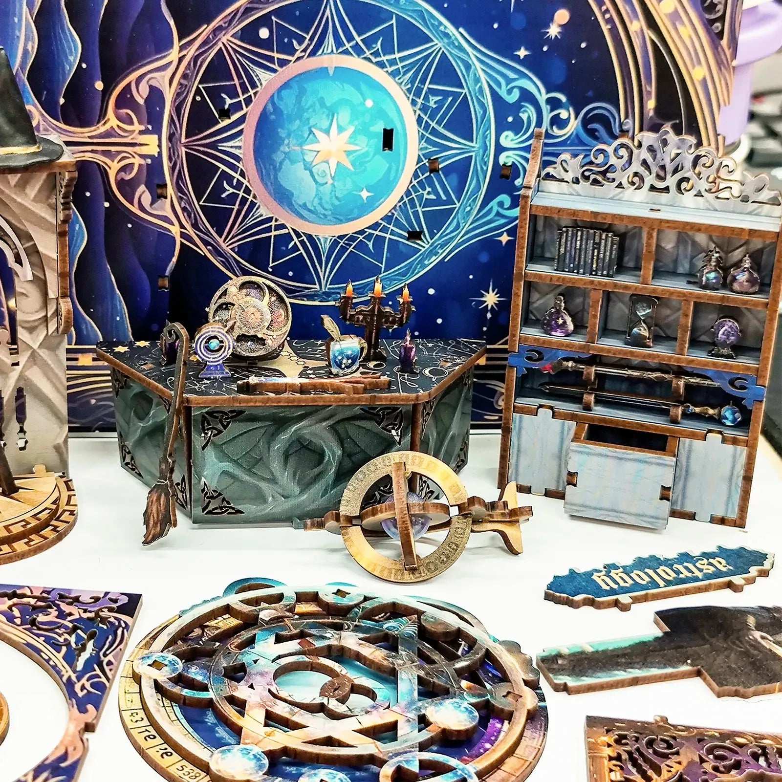 Rocoxia Mystic Tarot Secrets DIY Book Nook Kit(Dust cover included) - Rocoxia