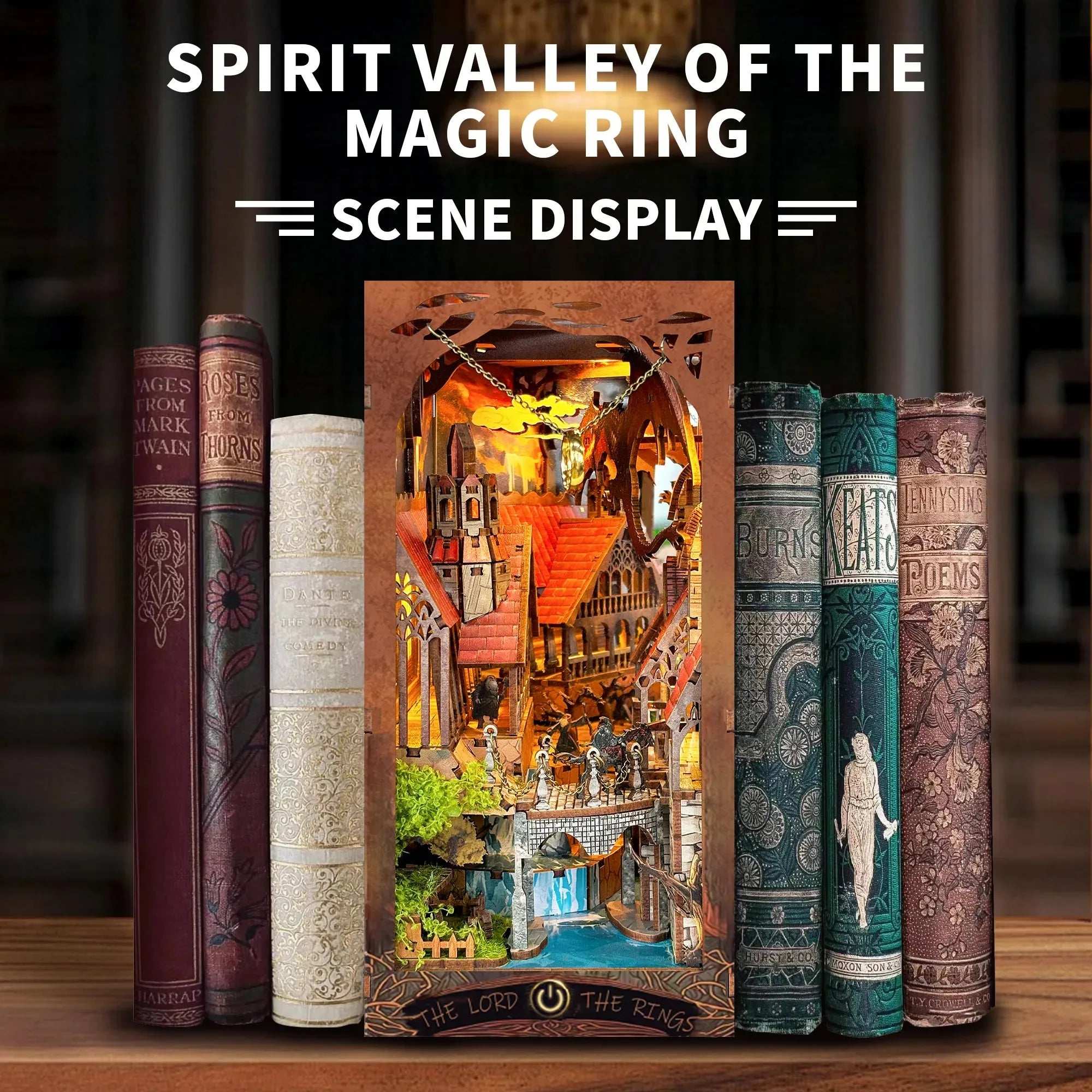 Rocoxia Spirit Valley of the Magic Ring DIY Book Nook Kit - Rocoxia