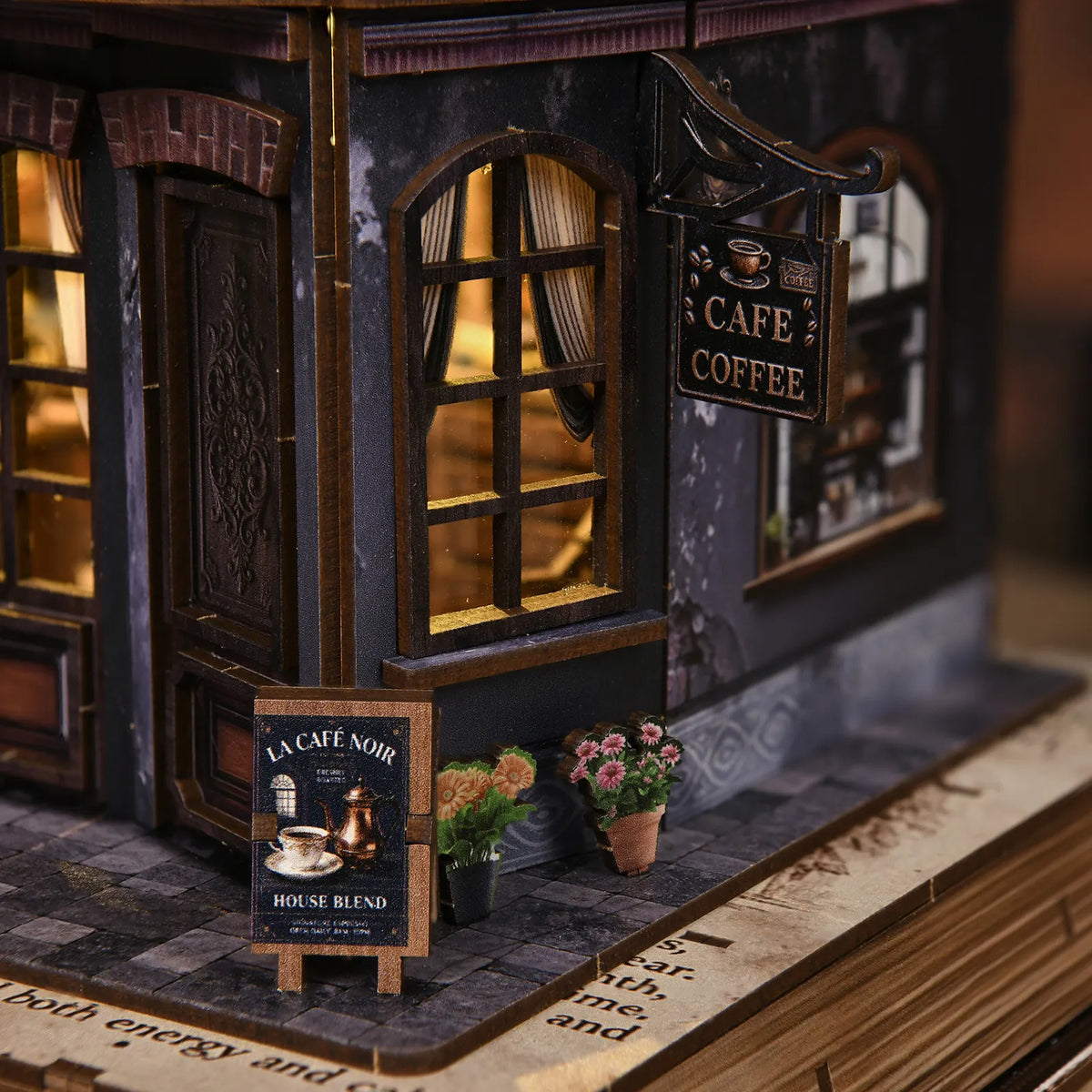 Book Corner Cafe DIY Book Nook Kit