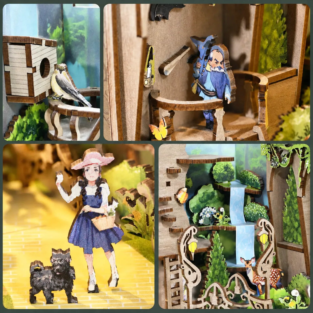Enchanted Fairyland Details — The Wizard of Oz | DIY Book Nook Kit