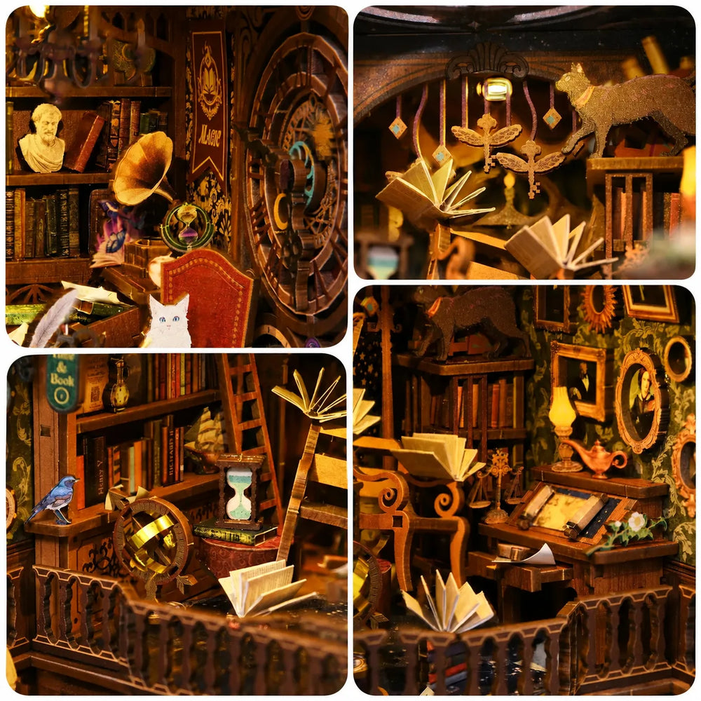 Rich Wonder Library Details — Wonder Library DIY Book Nook Kit
