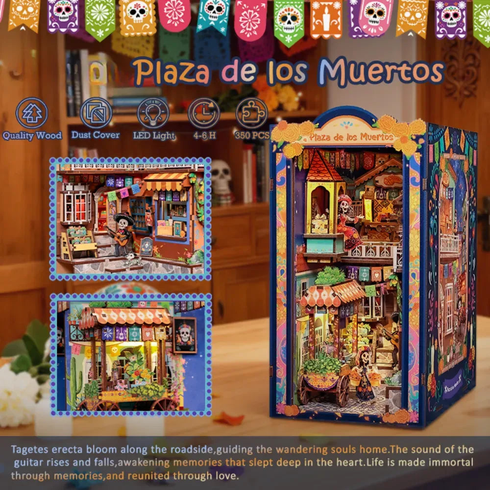 Colorful Festive Details — Plaza de los Muertos DIY Buchnischen-Bausatz