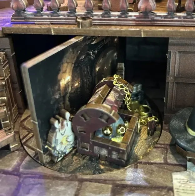 Interactive Rotating Mechanical Mechanism — Magic Studio DIY Book Nook Kit