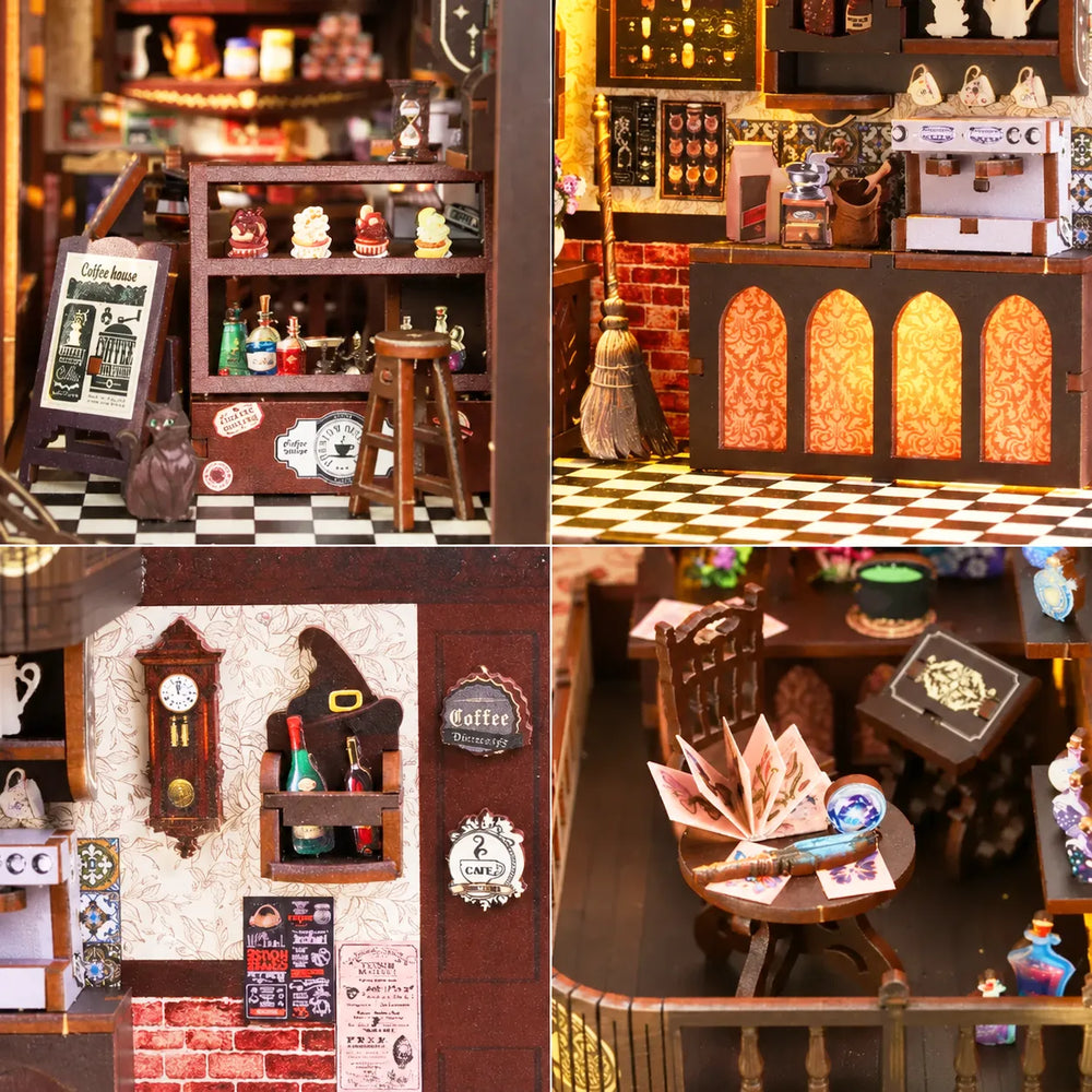 Sweet Treats & Whimsical Details — Magic Coffee House DIY Book Nook Kit