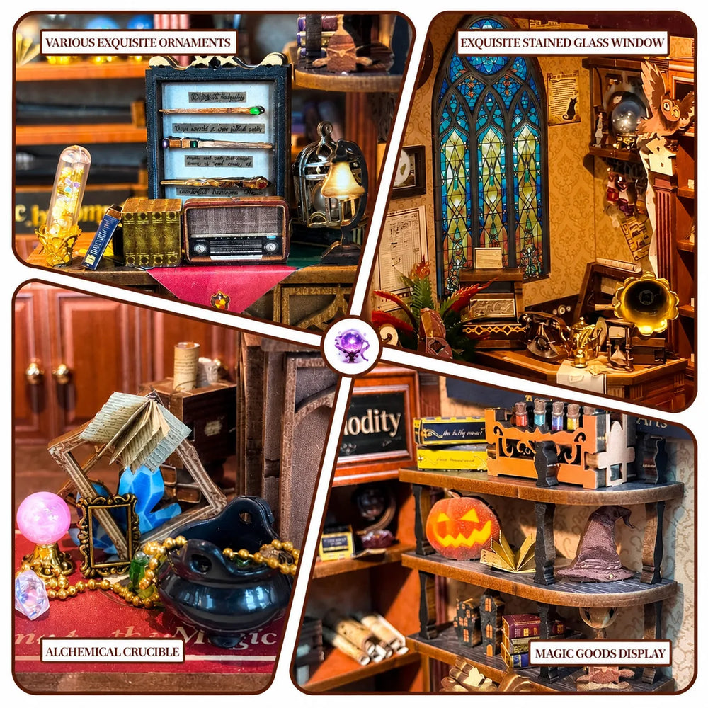 Magical Treasures in Every Corner — Magic Boutique DIY Book Nook Kit