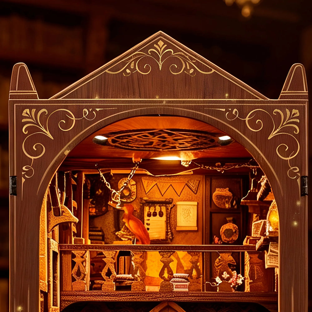 Two-Level Design — Kit de Diorama Bibliothèque Magique à Construire Soi-même