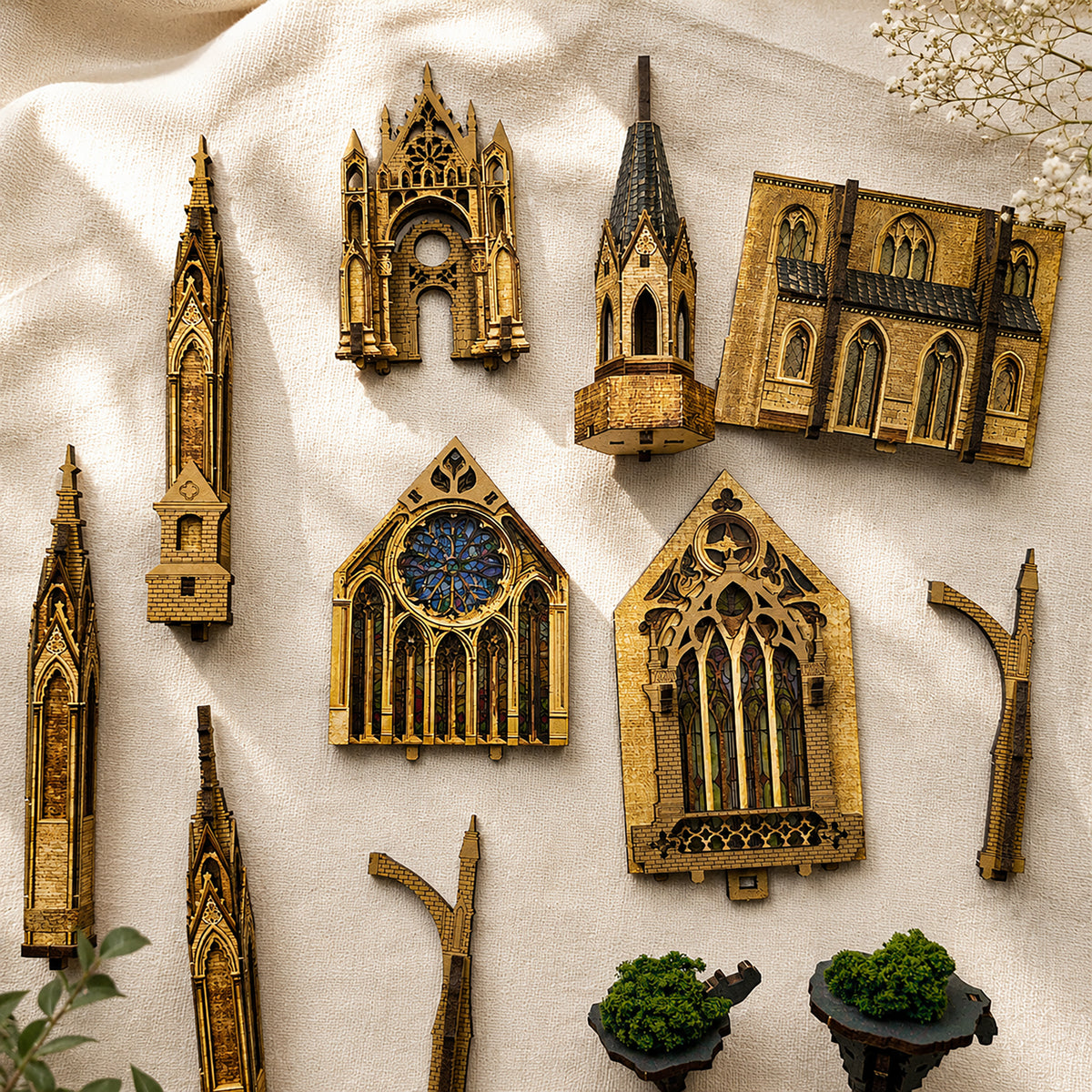 Glen Sky Citadel DIY Miniature House Kit - ROCOXIA