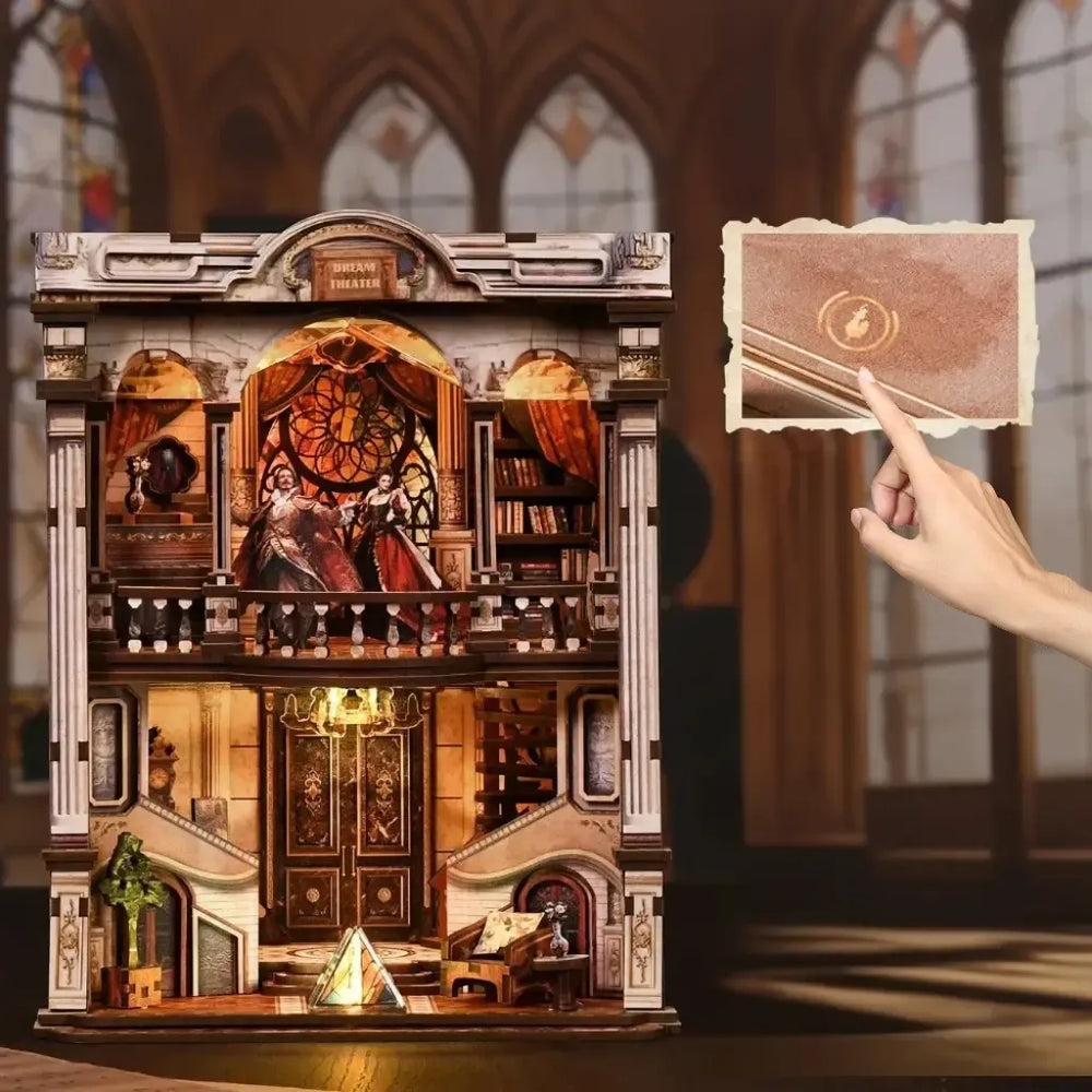 Touch-Activated Theater Lighting — Dream Theater DIY Book Nook Kit
