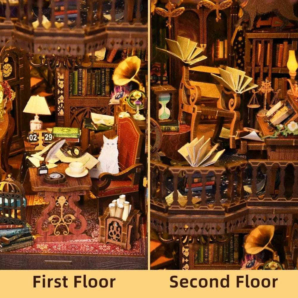Wonder Library DIY Book Nook Kit – Where Every Book Holds a Secret - ROCOXIA