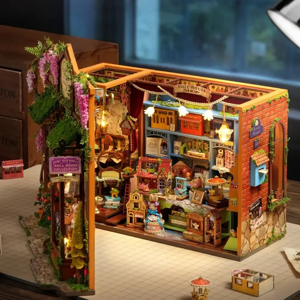 Soft Warm Ambient Lighting — Fairy-Tale Wonderhouse DIY Mini House Kit l DIY Miniature Kit