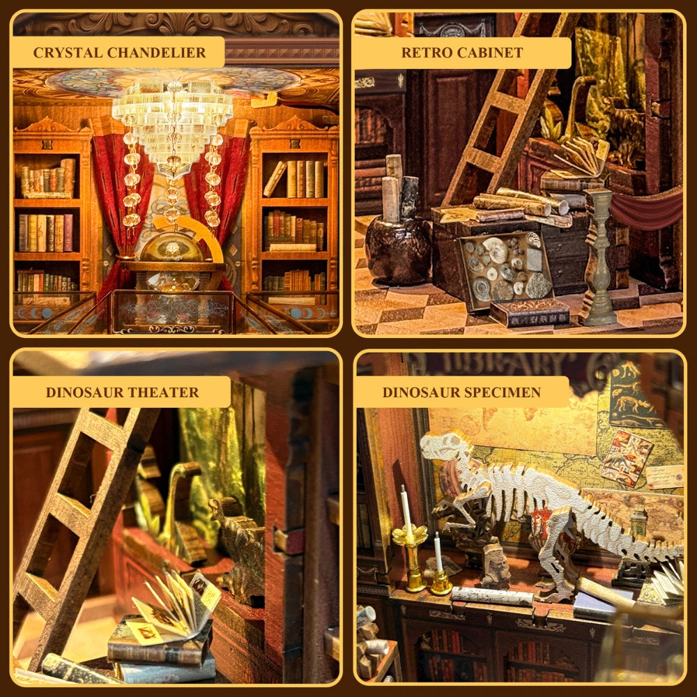 Reading Hall DIY Book Nook Kit - ROCOXIA