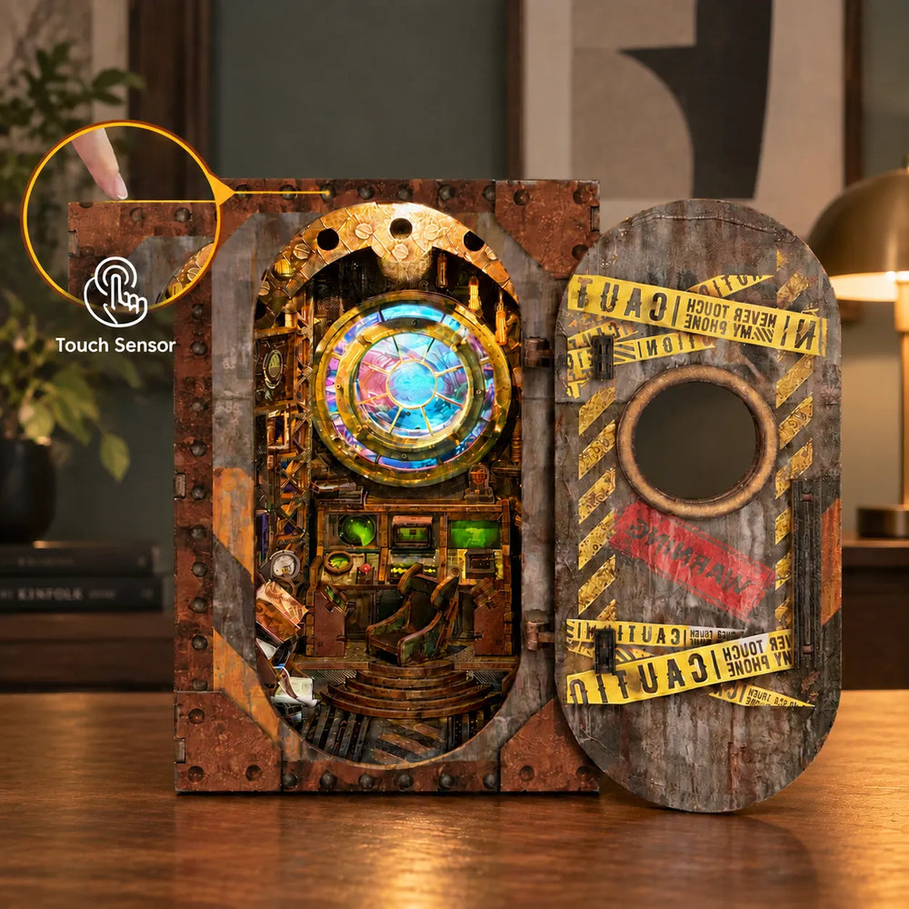 Touch-Activated Colorful Lighting — 10,000 Leagues in the Deep Sea DIY Book Nook Kit