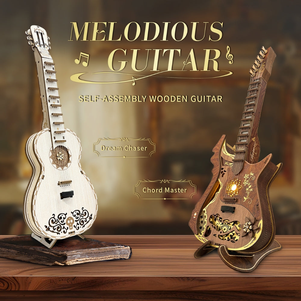 Melodious Guitar Self-Assembly Wooden Guitar Kits - ROCOXIA