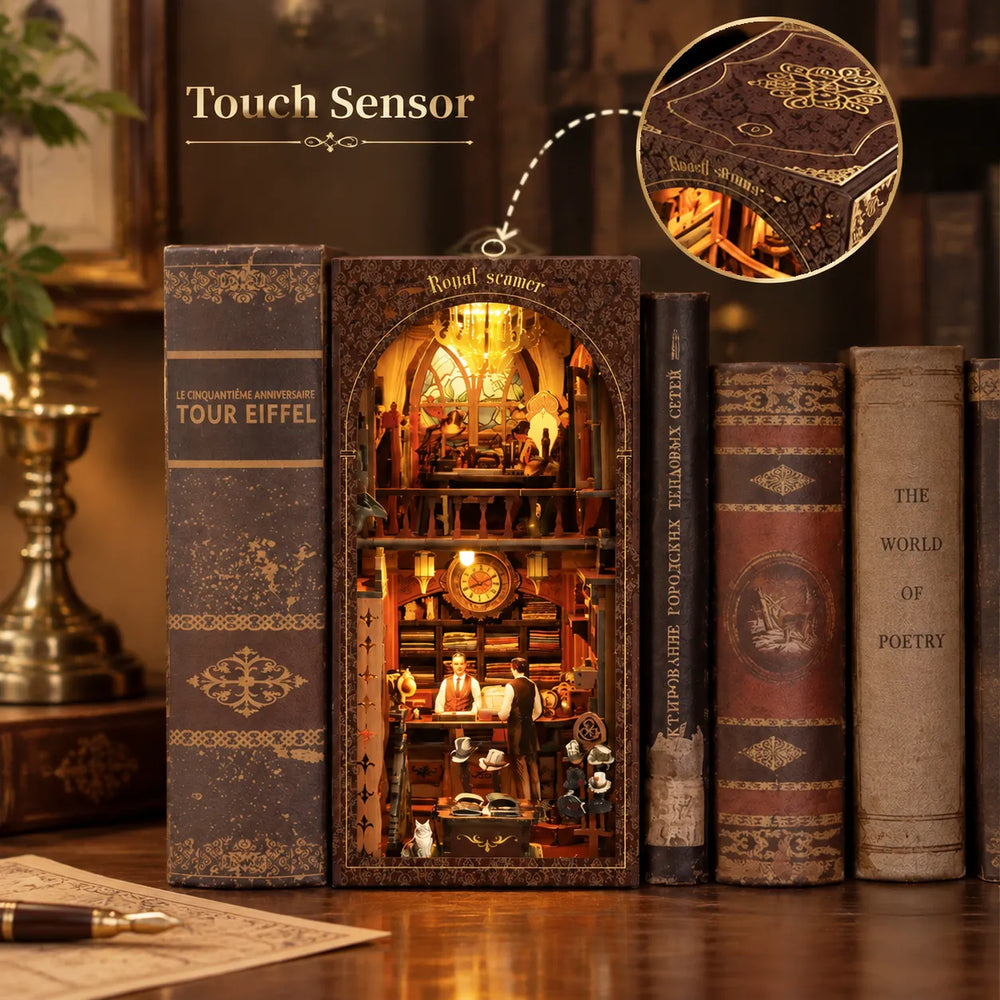 Touch-Controlled Lighting — Royal Seamer DIY Book Nook Kit