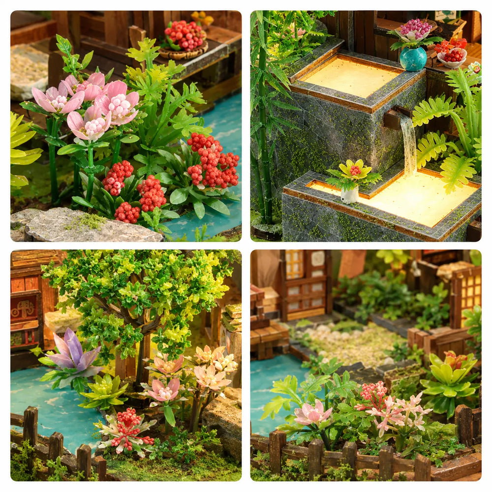 Lush Bamboo Garden — Bamboo Spring Courtyard DIY Mini House Kit l DIY Miniature Kit