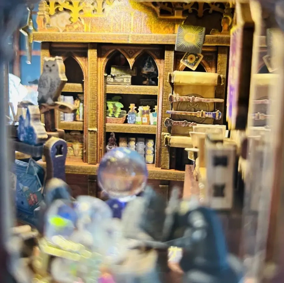 Enchanted Wizard Shop Interior — Time Magic Club DIY Mini House Kit l DIY Miniature Kit