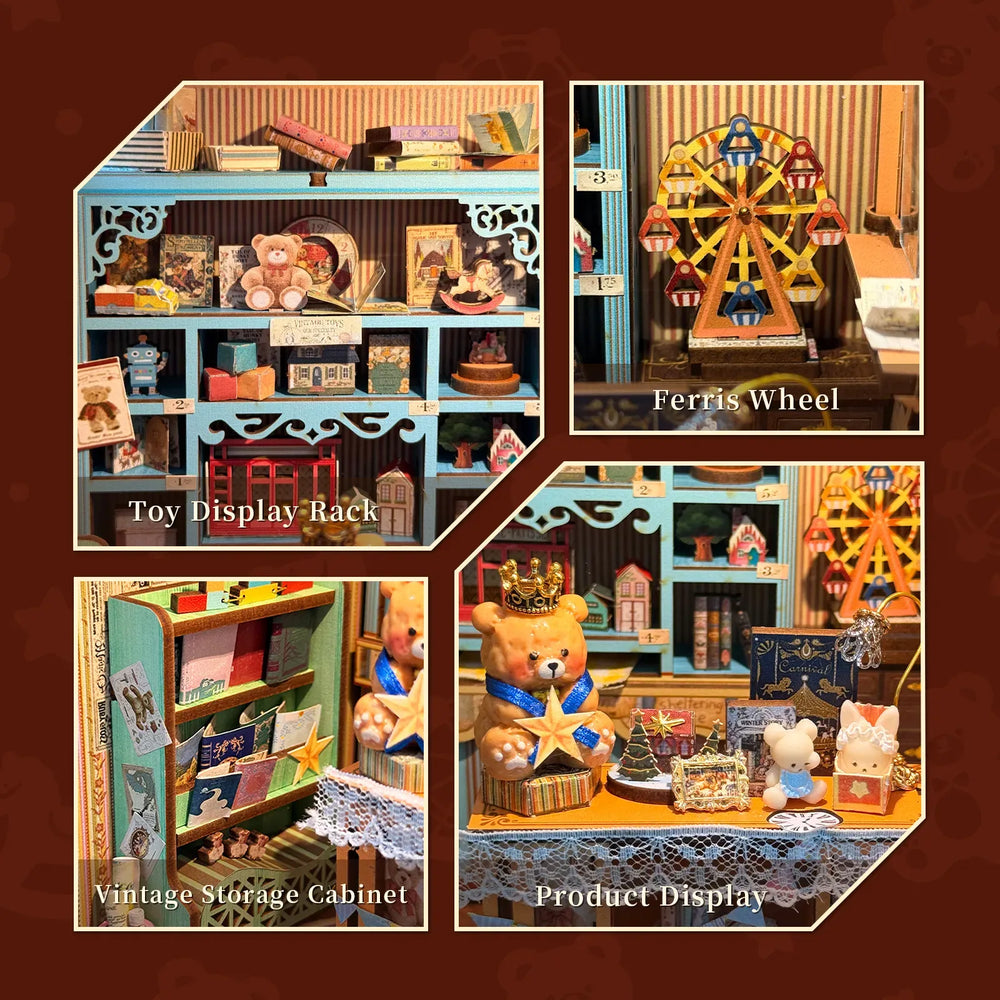 Whimsical Miniature Toys & Details — Dreamy Fairy Tale House DIY Miniature Kit