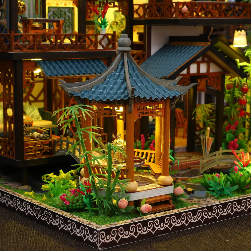 Warm Light Across the Garden — Serenade of the Orchid Garden DIY Miniature Kit