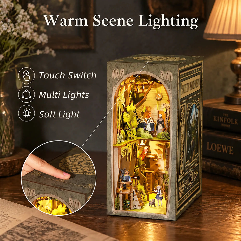 Touch-Controlled Forest Glow — The Wizard of Oz | DIY Book Nook Kit