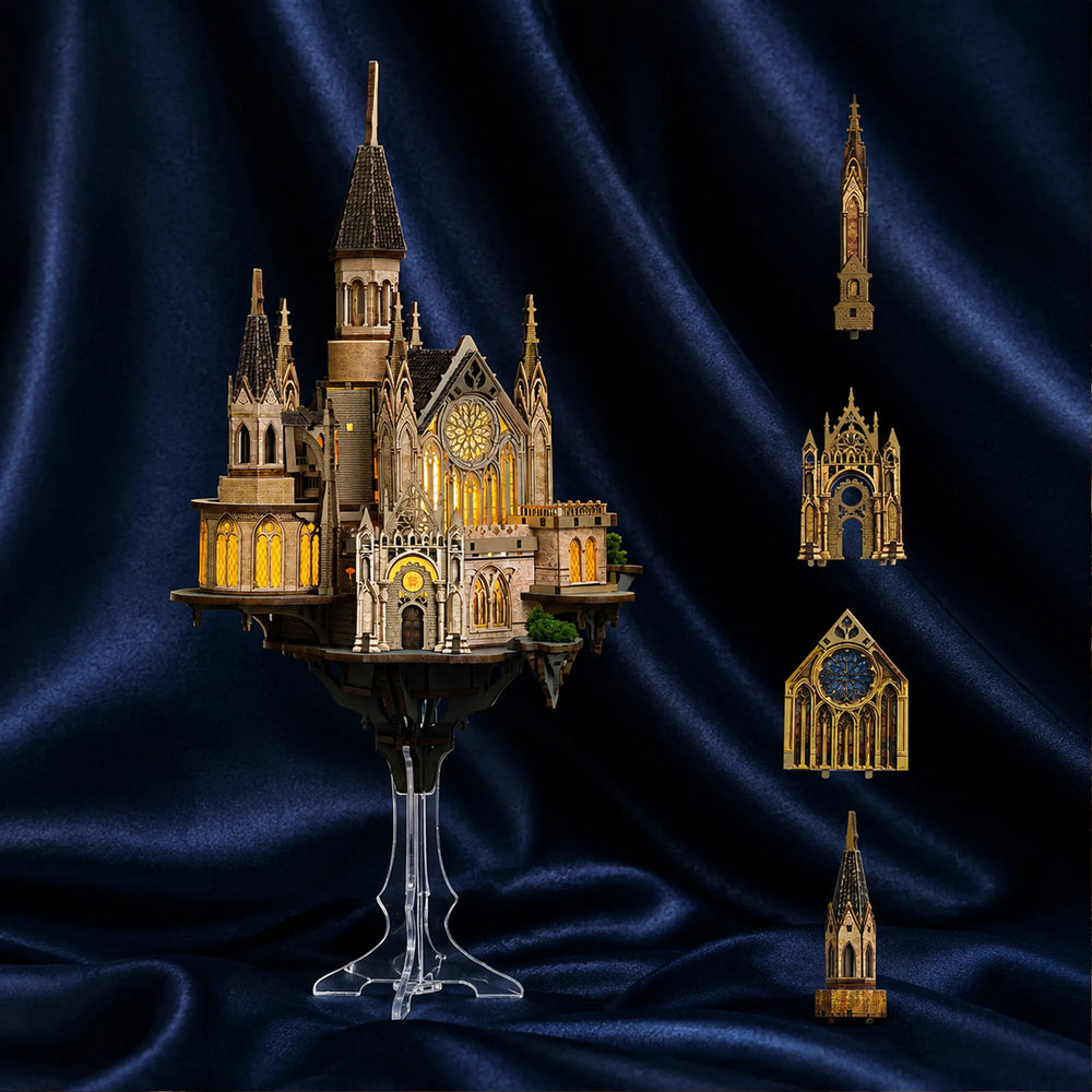 Gothic Architectural Charm — Glen Sky Zitadelle DIY Miniaturhaus Bausatz