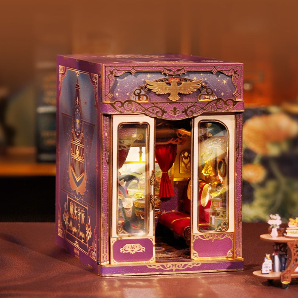 Train Cabin Series – Magical Journey Motion Scene DIY Book Nook Kit - ROCOXIA