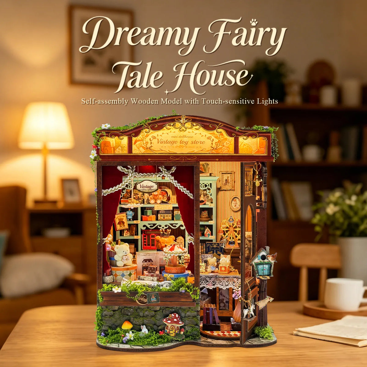 Dreamy Fairy Tale House DIY Miniature Kit - ROCOXIA