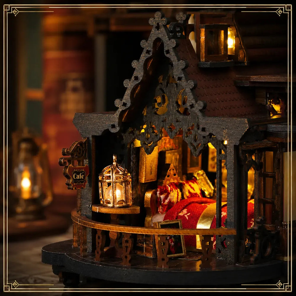 Cozy Vintage Castle Details — Edinburgh Castle DIY Mini House Kit |DIY Miniature Kit