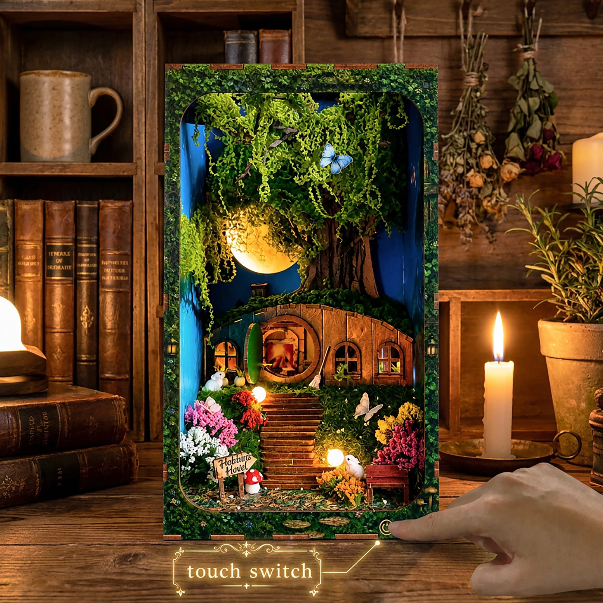 Hobbins Hovel Fantasy Cottage DIY Book Nook Kit