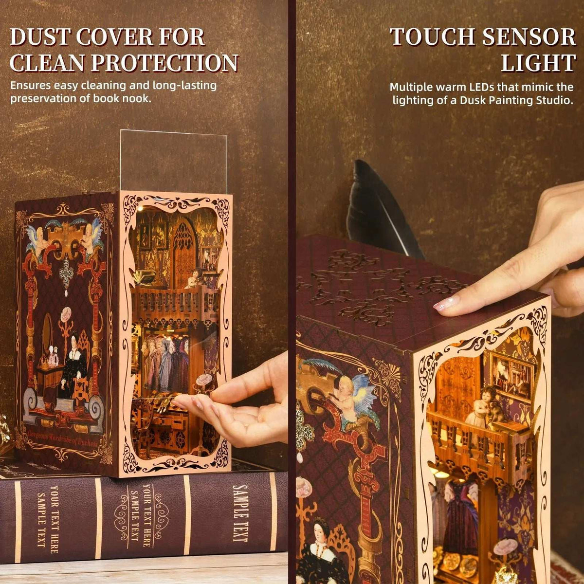 Wardrobe of Duchess DIY Book Nook Kit - ROCOXIA