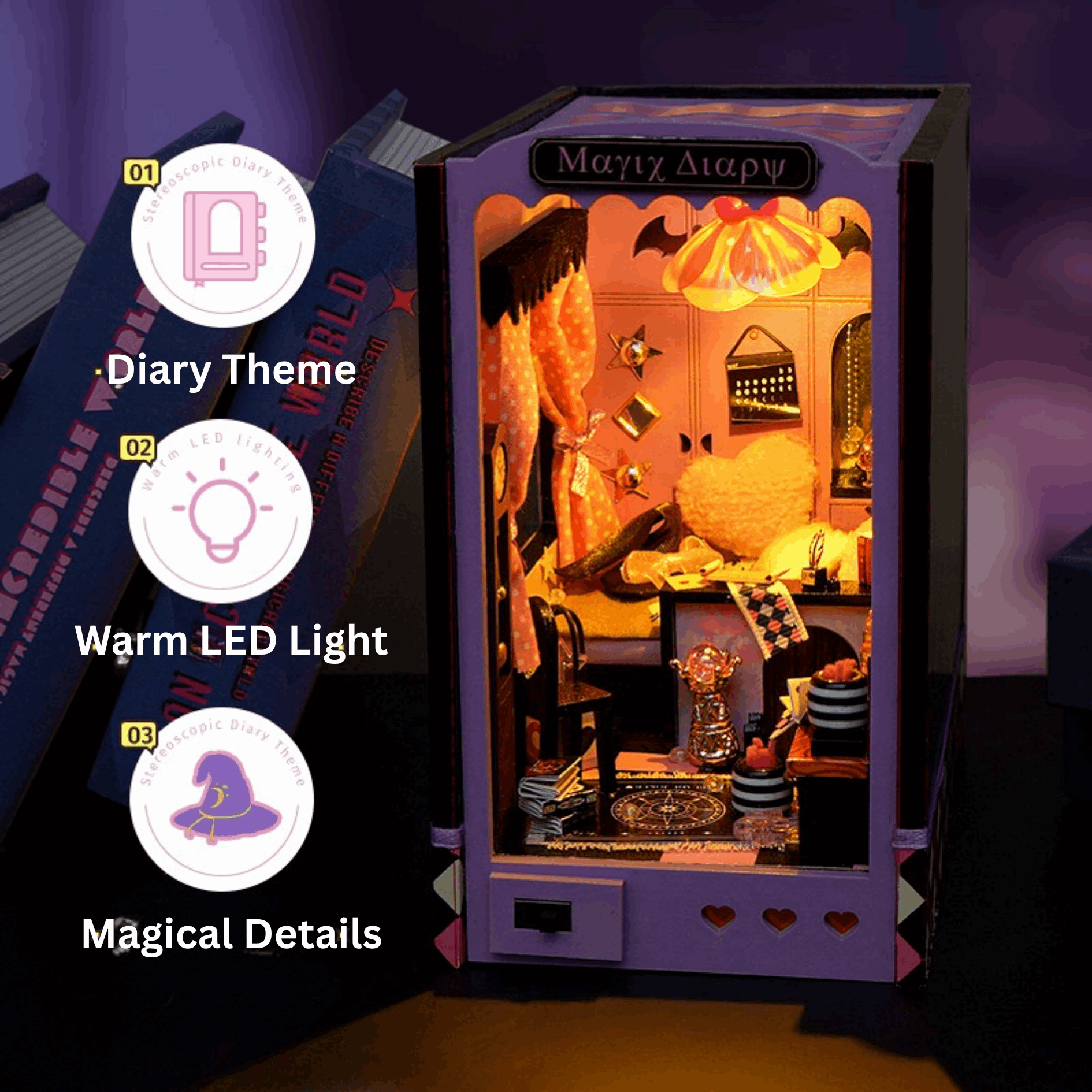 Magic Diary DIY Book Nook Kit - ROCOXIA