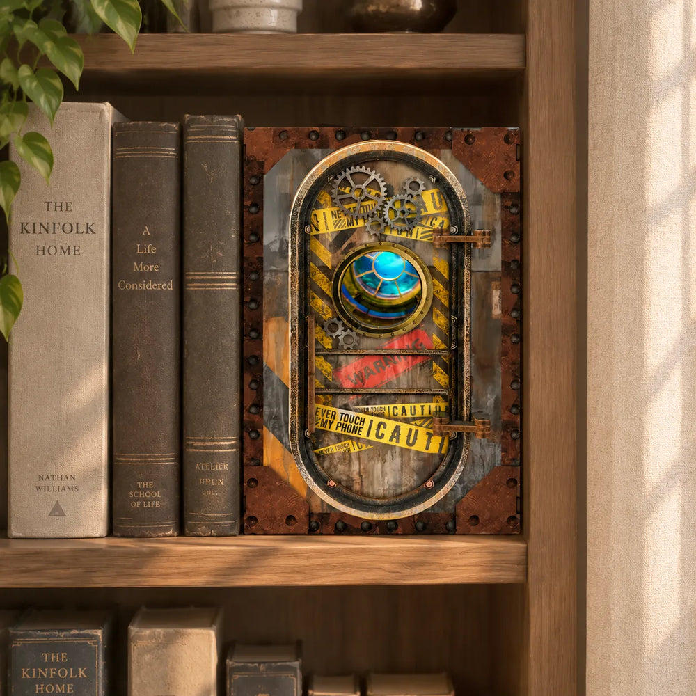 Steampunk Shelf Display — 10,000 Leagues in the Deep Sea DIY Book Nook Kit