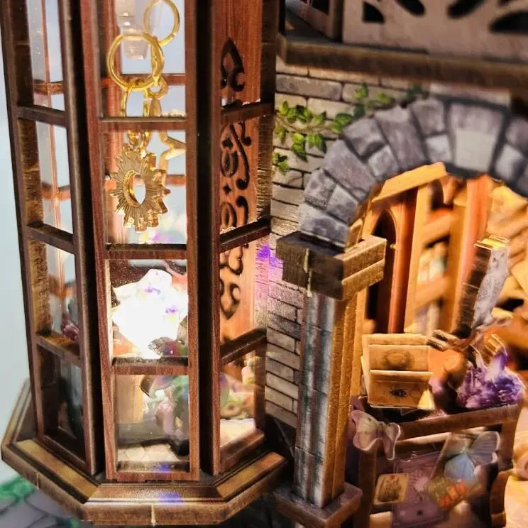 Layered Side Window Details — Time Magic Club DIY Mini House Kit l DIY Miniature Kit