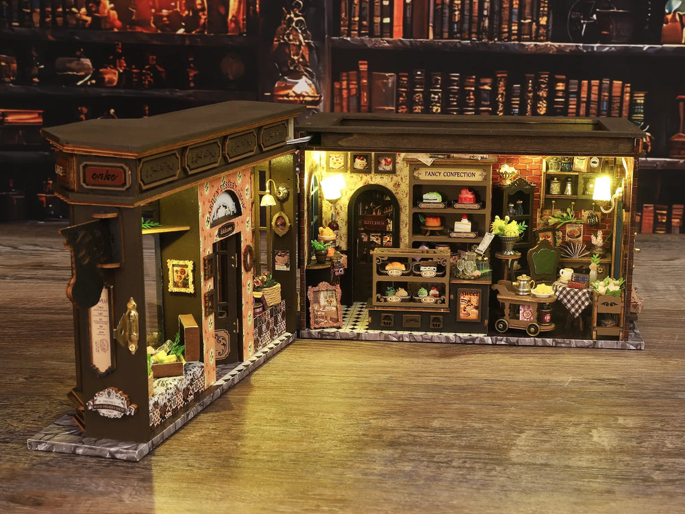 180° Fold-Out Design — Garden Dessert Shop DIY Miniature Kit