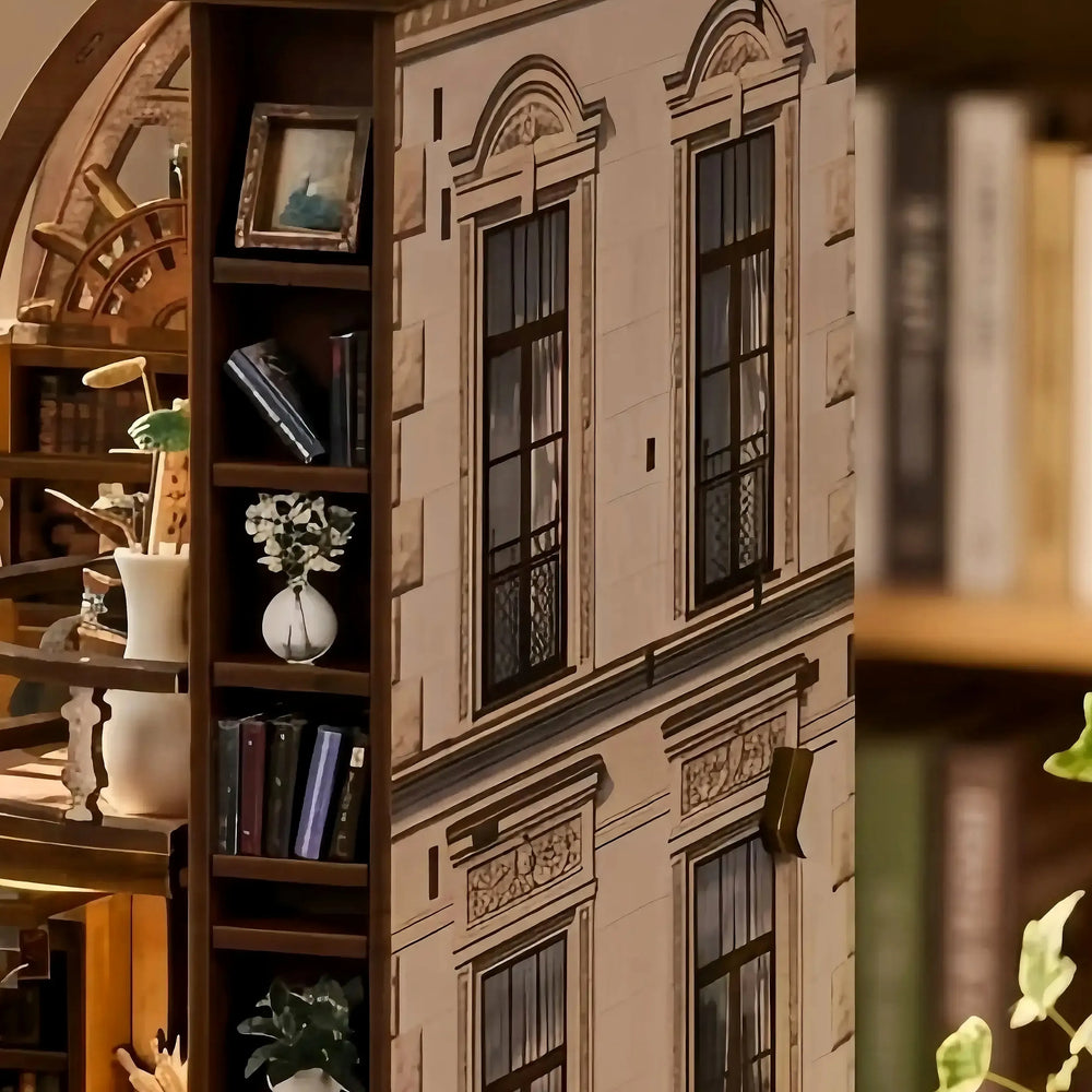 Vintage Architectural Details — Bacchus Bookstore DIY Mini House Kit l DIY Miniature Kit
