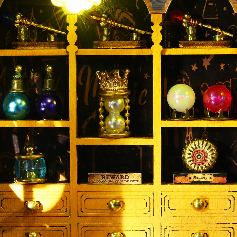 Warm Light with a Touch of Magic — Magic Energy Station DIY Mini House Kit |DIY Miniature Kit