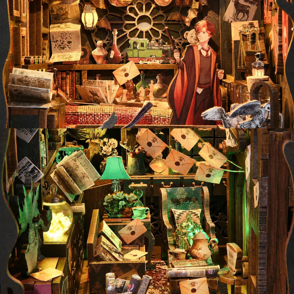 Dual-Level Magical Space — The House of Magic DIY Book Nook Kit